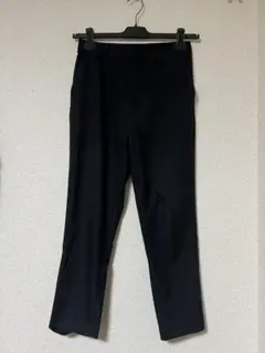 ユニクロ EZYアンクルパンツ ブラックM