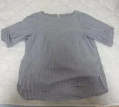 【美品】イェッカベッカ ストライプ 半袖 シャツ