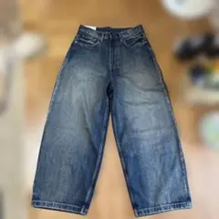 h&m superbaggy denim ブルー
