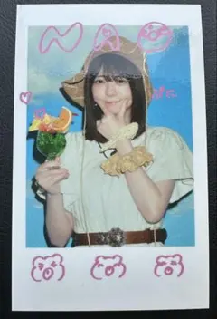 乃木坂 NOGI CAFE 後期 特典 ポラロイド風ステッカー 冨里奈央