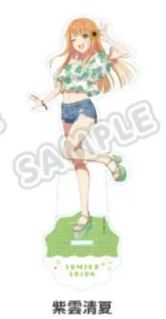 学園アイドルマスター　スイーツパラダイス　紫雲清夏　ビッグアクリルスタンド