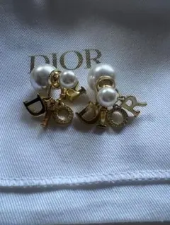 Christian Dior ピアス パール
