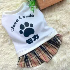 大人気‼︎犬服ハンドメイド　ネーム入り　可愛い　お揃い　お出かけ　接触冷感