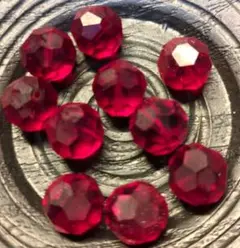 ㉒SWAROVSKI 5000赤色 12mm ビーズ 10個