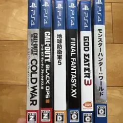 PS4 ソフトセット　バラ売り可能