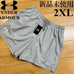 新品　アンダーアーマー　ハーフパンツ　ウーブン ボレーショーツ　ゴルフ　2XL