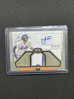 topps teir one jeff mcneil relic auto