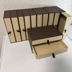 VUITTONブラウンBOX 13個セット ベージュ ブラウン