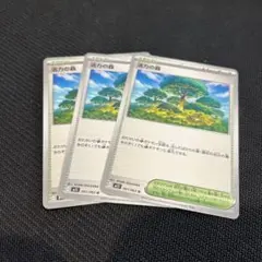 活力の森 3枚　ポケカ ポケモンカード　メガシンフォニア