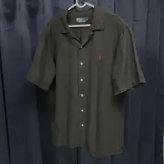 ポロラルフローレン CALDWELL ブラック リネン　シルク　L