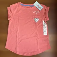 Cat & Jack ピンク Tシャツ XS (4/5)