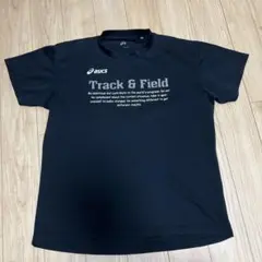 asics トラック＆フィールド 陸上用シャツ ブラック