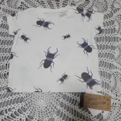 くわがたくんランダムドット　Ｔシャツ Sサイズ(80cm～90cm)
