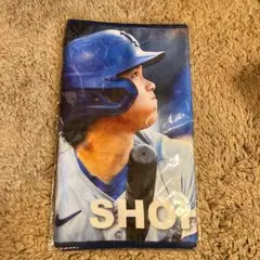 東京シリーズ ドジャース 大谷翔平選手フェイスタオルA