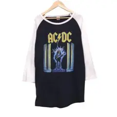 AC/DC WHO MADE WHO アメリカンツアー　七分袖ラグランTシャツ