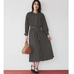 【美品】Untitled モノグラムワンピース