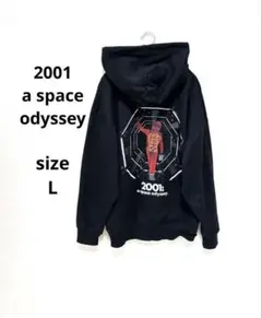 2001年宇宙の旅 x GUパーカー メンズ Lサイズ ブラック