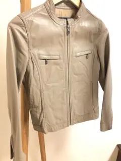 spick and span ベージュレザージャケット
