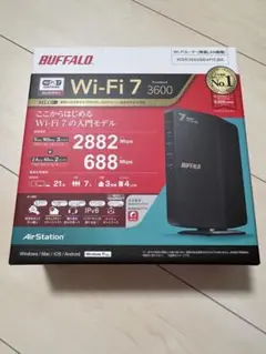 BUFFALO Wi-Fi 7 ルーター WRX3600BE4P/CBK