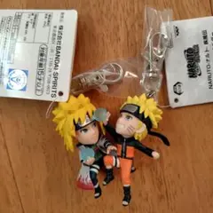 ナルト疾風伝 フィギュアキーホルダー　うずまきナルト　波風ミナト