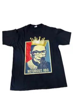 【ルース・ベイダー・ギンズバーグ 元アメリカ連邦最高裁判所判事 Tシャツ】 L