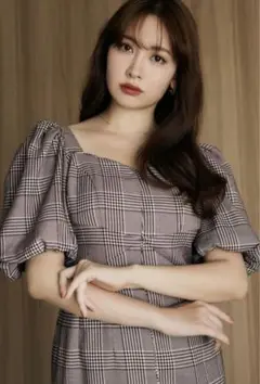 ♡ her lip to Dreamscape Check Dress ♡
