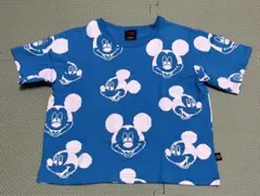 Tシャツ　110センチ　ブルーミッキー　総柄　BABYDOLL