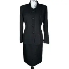 【美品】ユミカツラ 高級喪服礼服 ブラックフォーマル