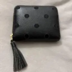 perche ear別注ドット柄ジャバラ財布