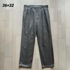 90s ラルフローレン 2タック チノパン アンドリューパンツ カーキグリーン