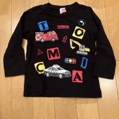 TOMICA 車 イラスト 長袖カットソー