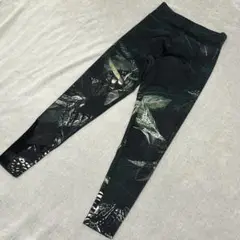 ZARA姉妹ブランド OYSHO ボタニカル柄 ヨガレギンスパンツ サイズXS
