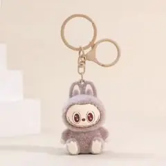 ラブブ ぬいぐるみ キーホルダー ブラウン