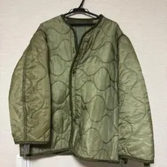 オリーブグリーン キルティングジャケット