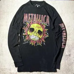 【METALLICA】公式ライセンス長袖ロンT バンドTスカルサンプリント