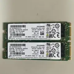SK hynix SSD 128GB SATA M.2 2枚セット動作確認済み