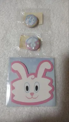 サンダーバニー　缶バッジ＆ミニカード