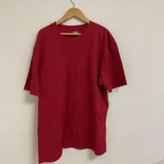 TMW 赤 クルーネック Tシャツ