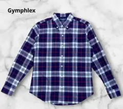 【Gymphlex】長袖チェックシャツ M 美品☆送料込
