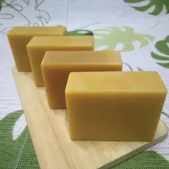 【雑貨石鹸】手作り石鹸ハチミツそら　４個セット