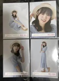増本綺良　生写真4枚