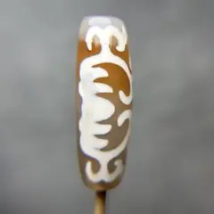 瑪瑙　如意蓮花天珠　8-62