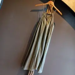 タイムSALE❢美品!!martinique オリーブ キャミソールワンピース