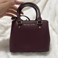 MICHAEL KORS バーガンディ ショルダーバッグ
