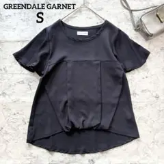 【GREENDALE GARNET】ブラウジング風トップス ネイビー 通勤 仕事