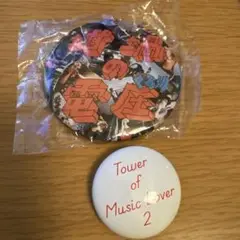 くるり　バッジ　2個セット