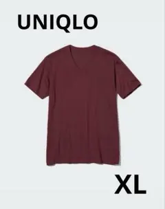 ユニクロ UNIQLOドライカラーVネック半袖Tシャツ XL