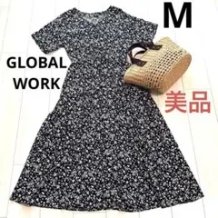 極美品✨　GLOBAL WORK グローバルワーク　ロングワンピース 花柄 M