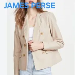 【美品】JAMES PERSE コットン ダブルジャケット