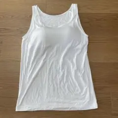 無印良品　なめらかブラタンクトップ　L